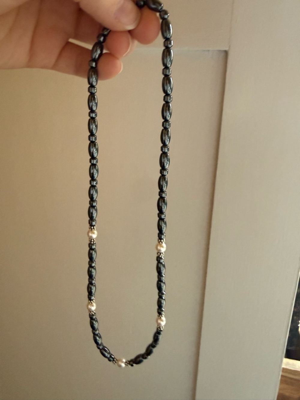 Magnetic Therapy Pearl Necklace